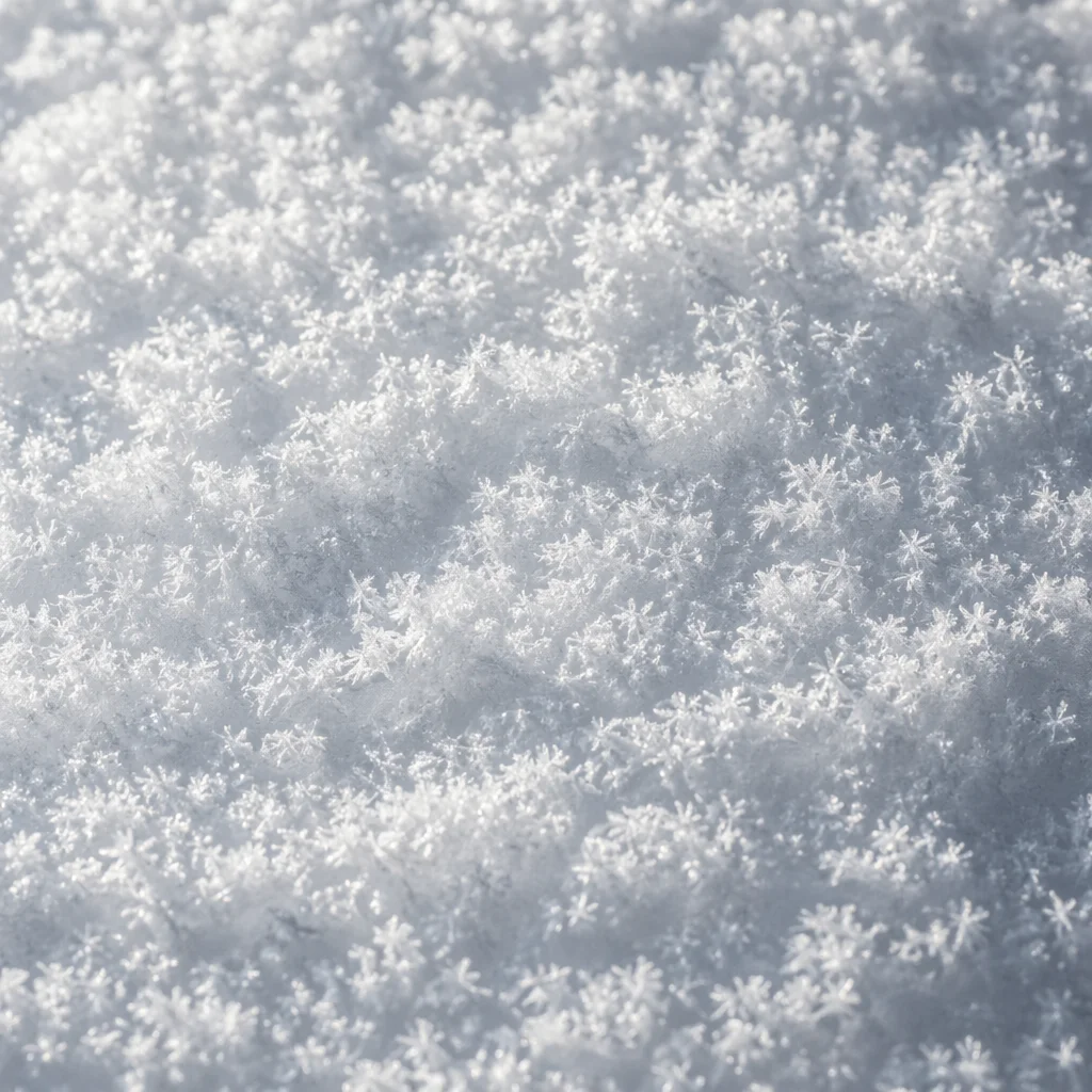 Pristine Snow Crystal Texture Background