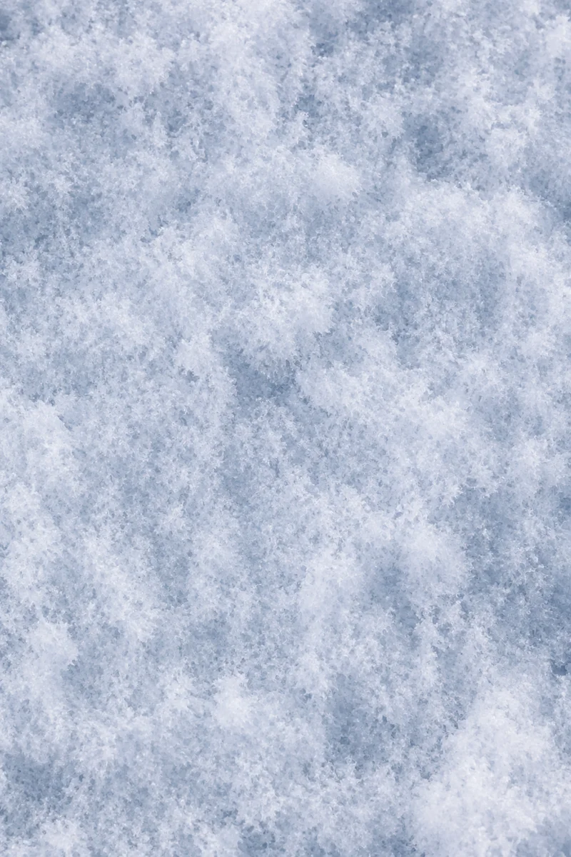 Photorealistic White Snow Crystal Texture