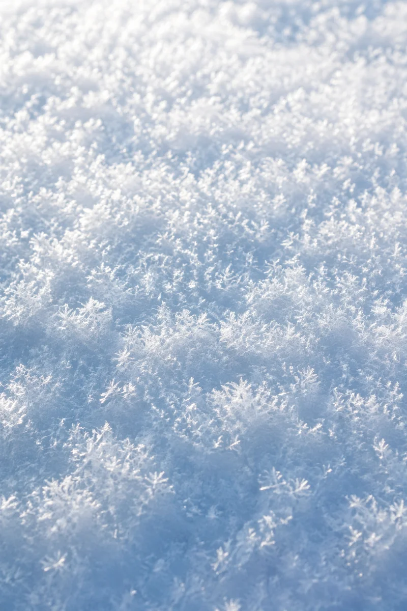 Pristine Snow Crystal Texture Background