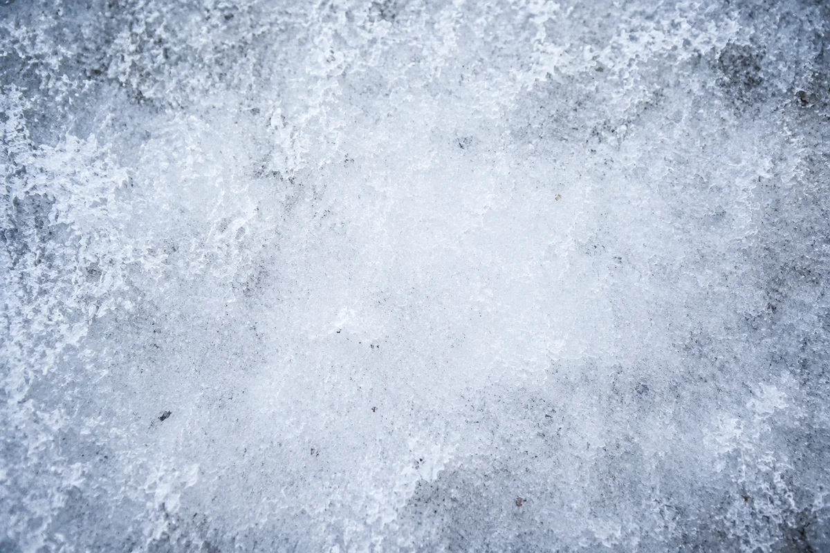 Photorealistic White Snow Crystal Texture