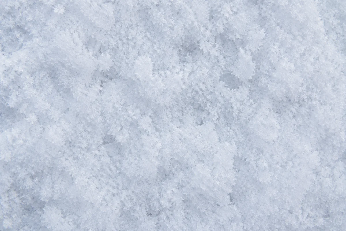Photorealistic White Snow Crystal Texture
