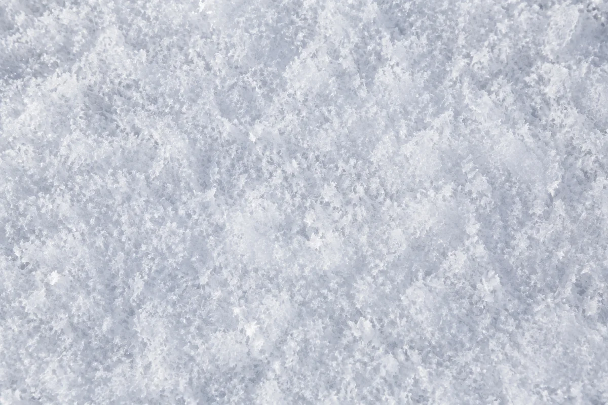 Macro White Snow Crystal Texture