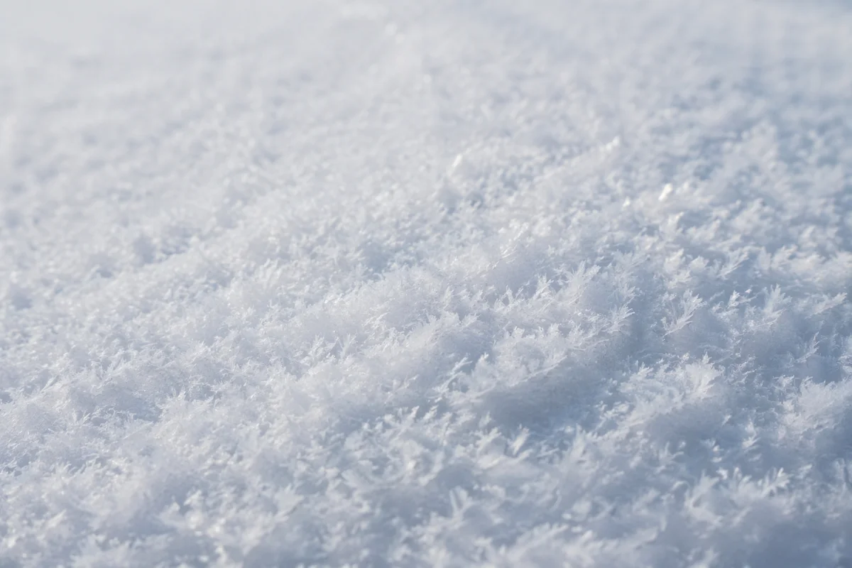 Untouched Snow Crystal Texture Background