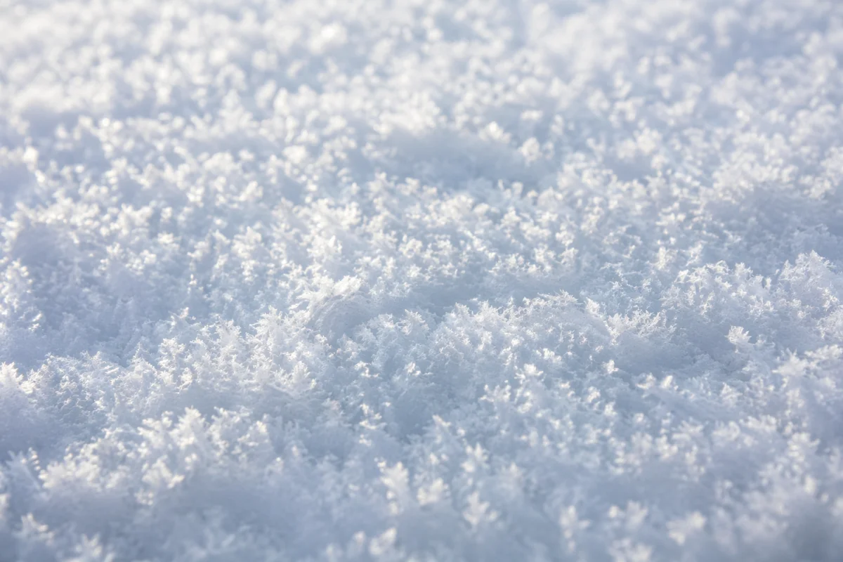 Pristine Snow Crystal Texture Background