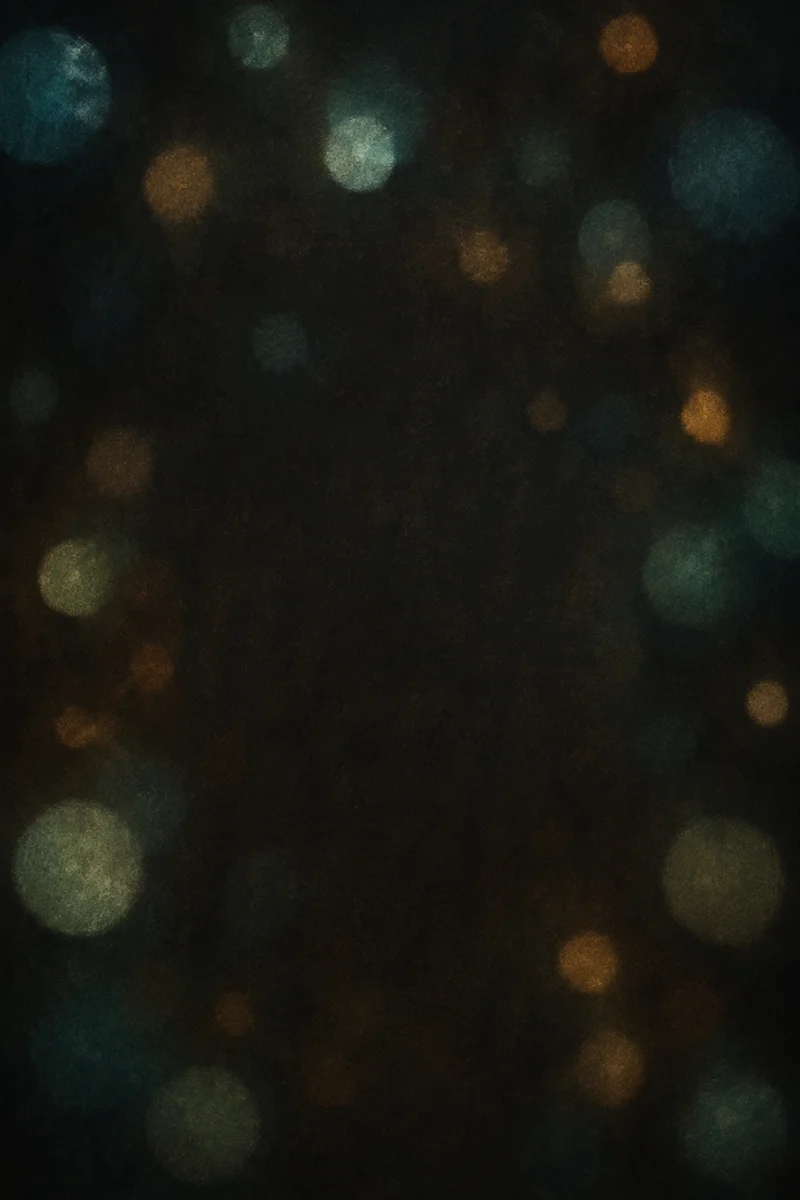 Soft Bokeh Lights on Dark Background
