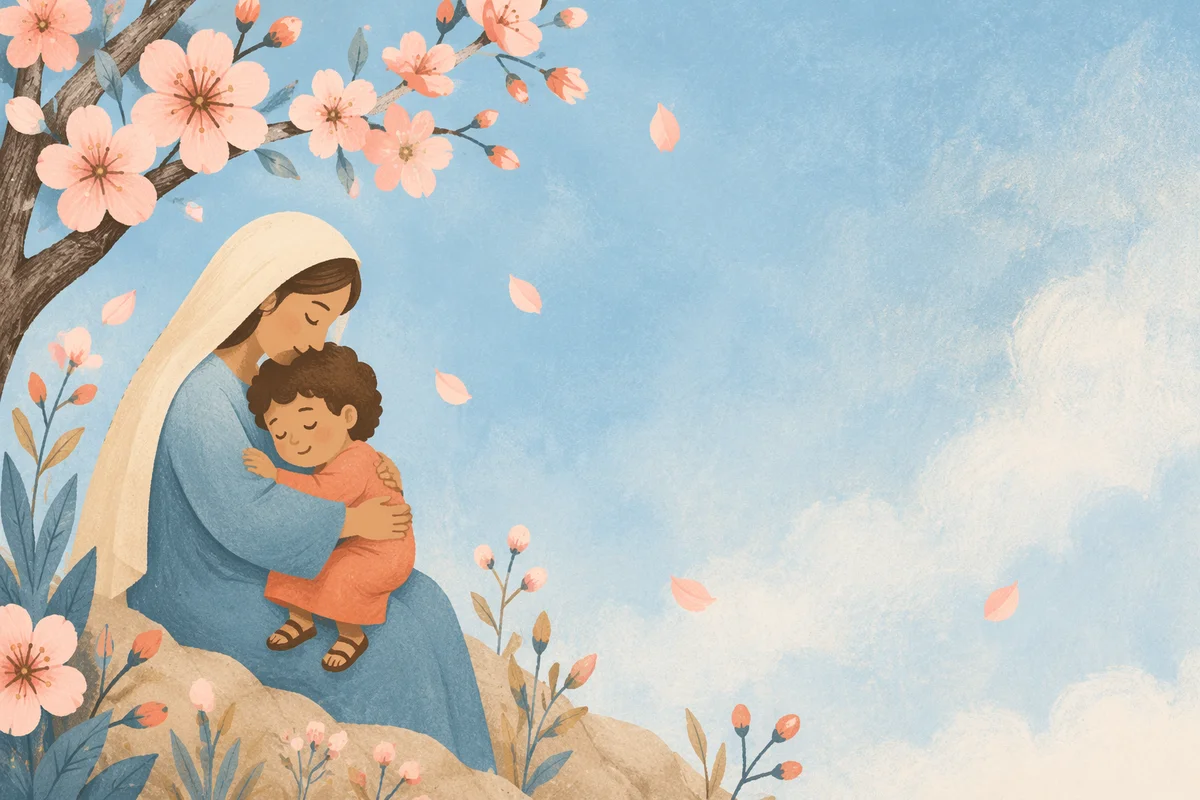 Soft Pink Cherry Blossoms Spring Background