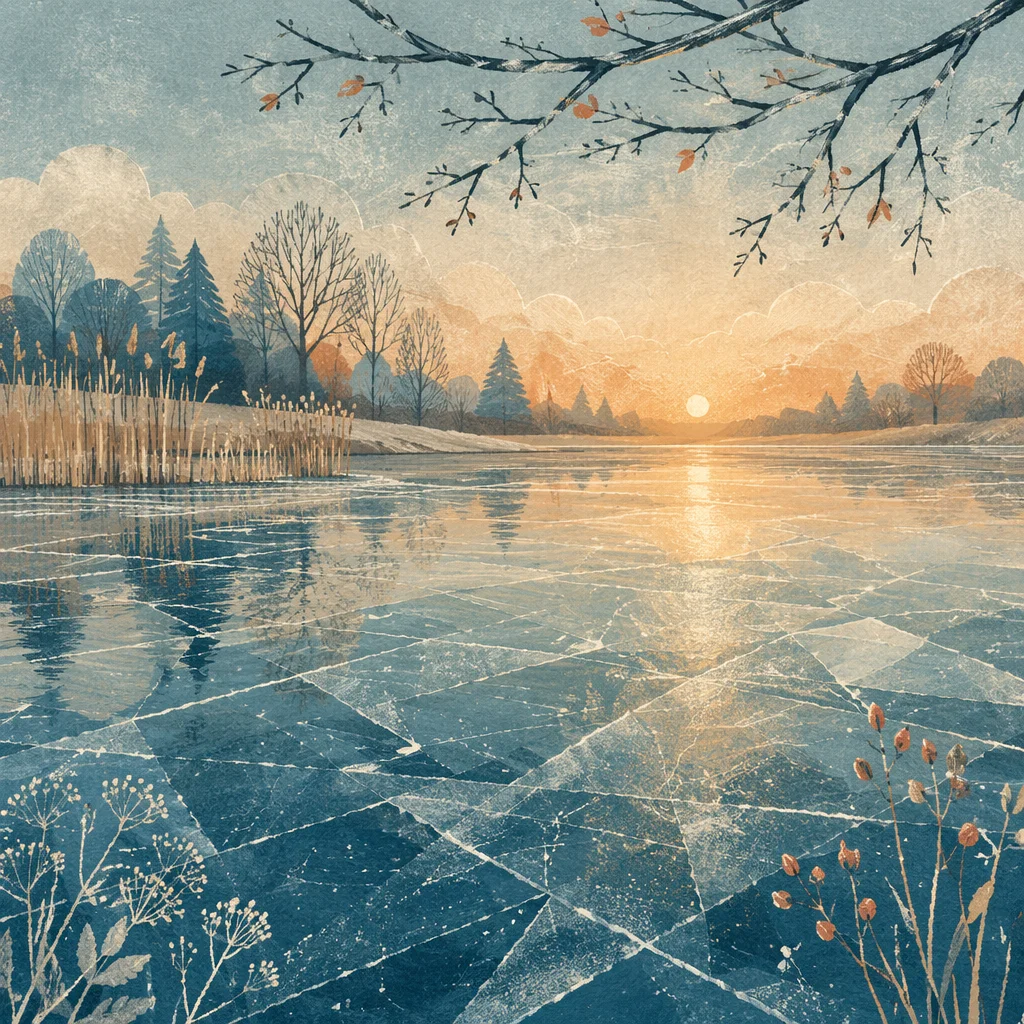Still Waters Reflection at Winter Dawn