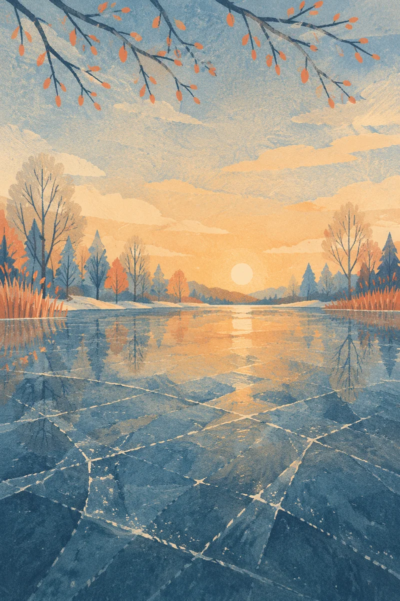 Still Waters Reflection at Winter Dawn