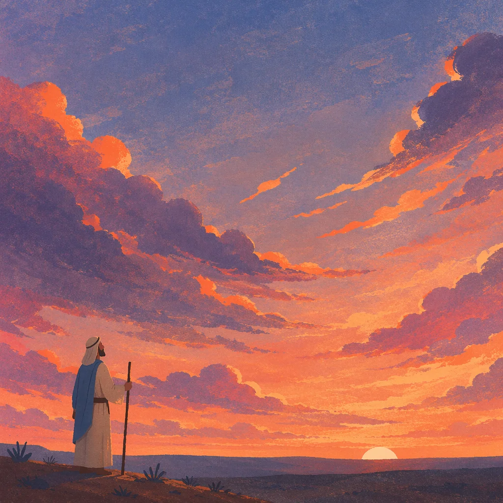 Dramatic Sunrise Clouds in Orange Purple Sky
