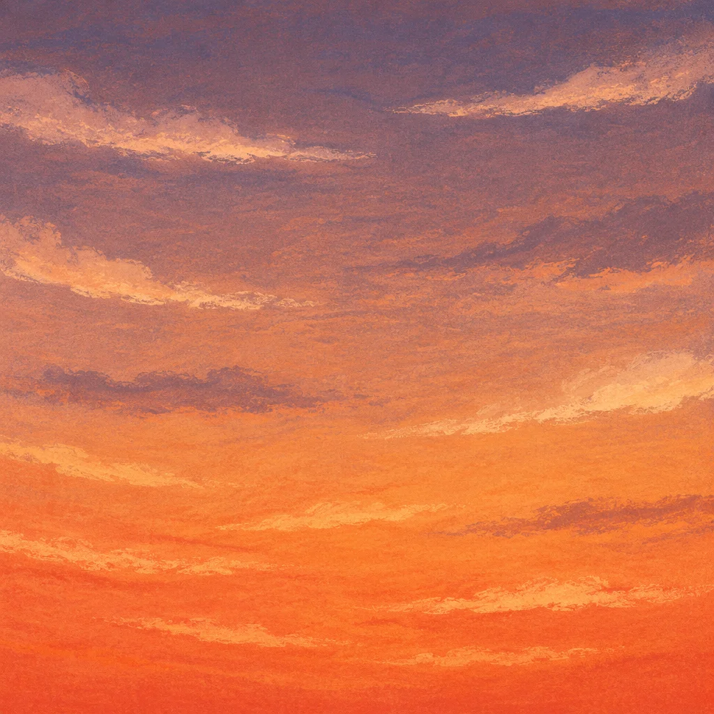 Orange Purple Sunset Sky Gradient