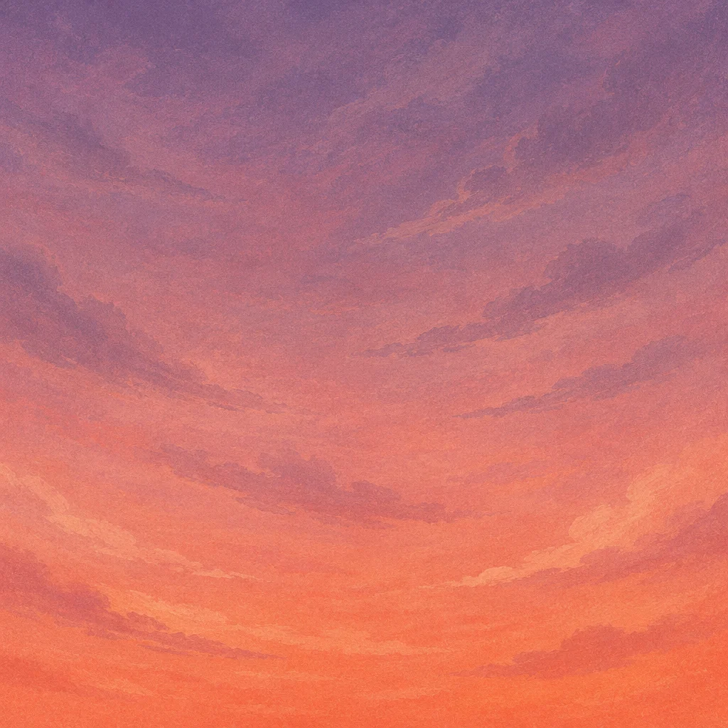 Dreamy Sunset Sky Gradient Background