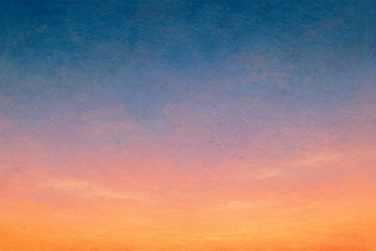 Serene Sunset Sky Gradient Background