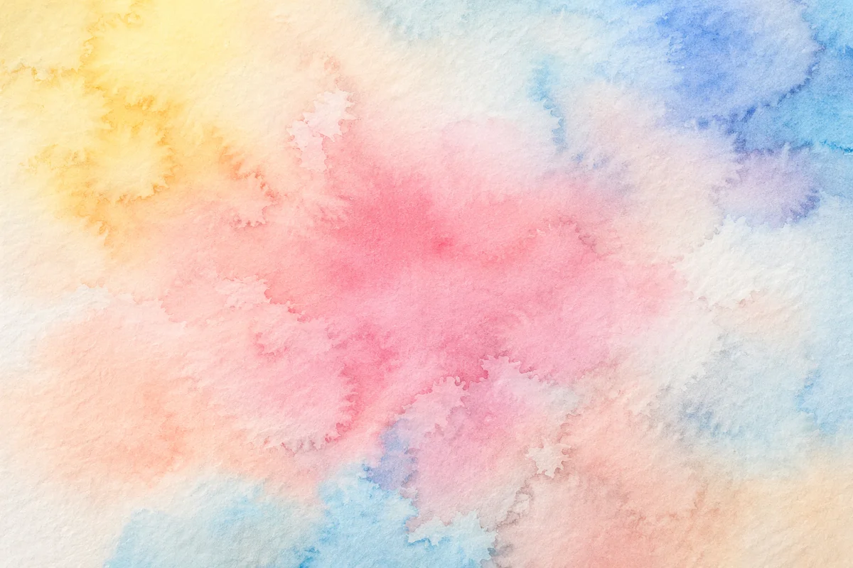 Soft Pastel Watercolor Wash Background
