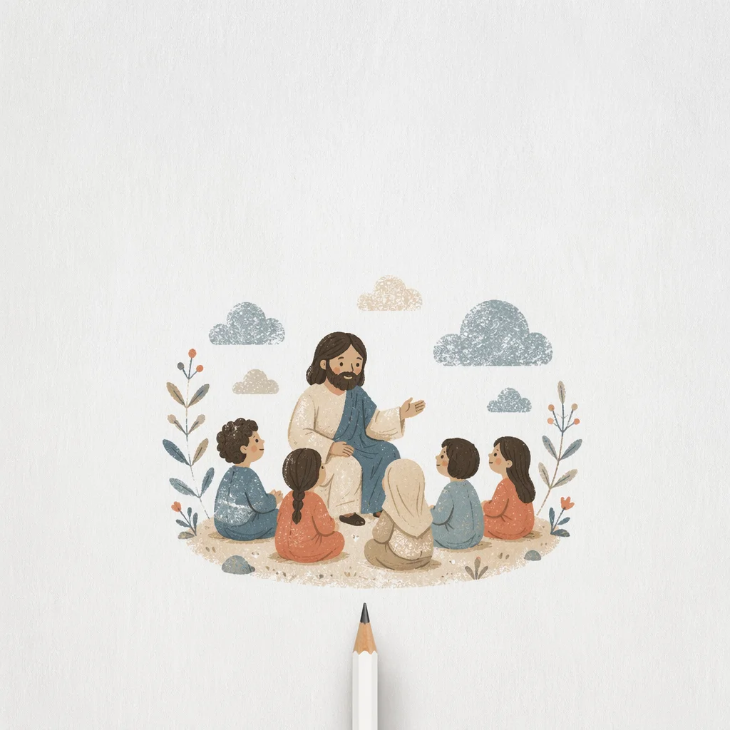 Minimal White Pencil Copy Space Background
