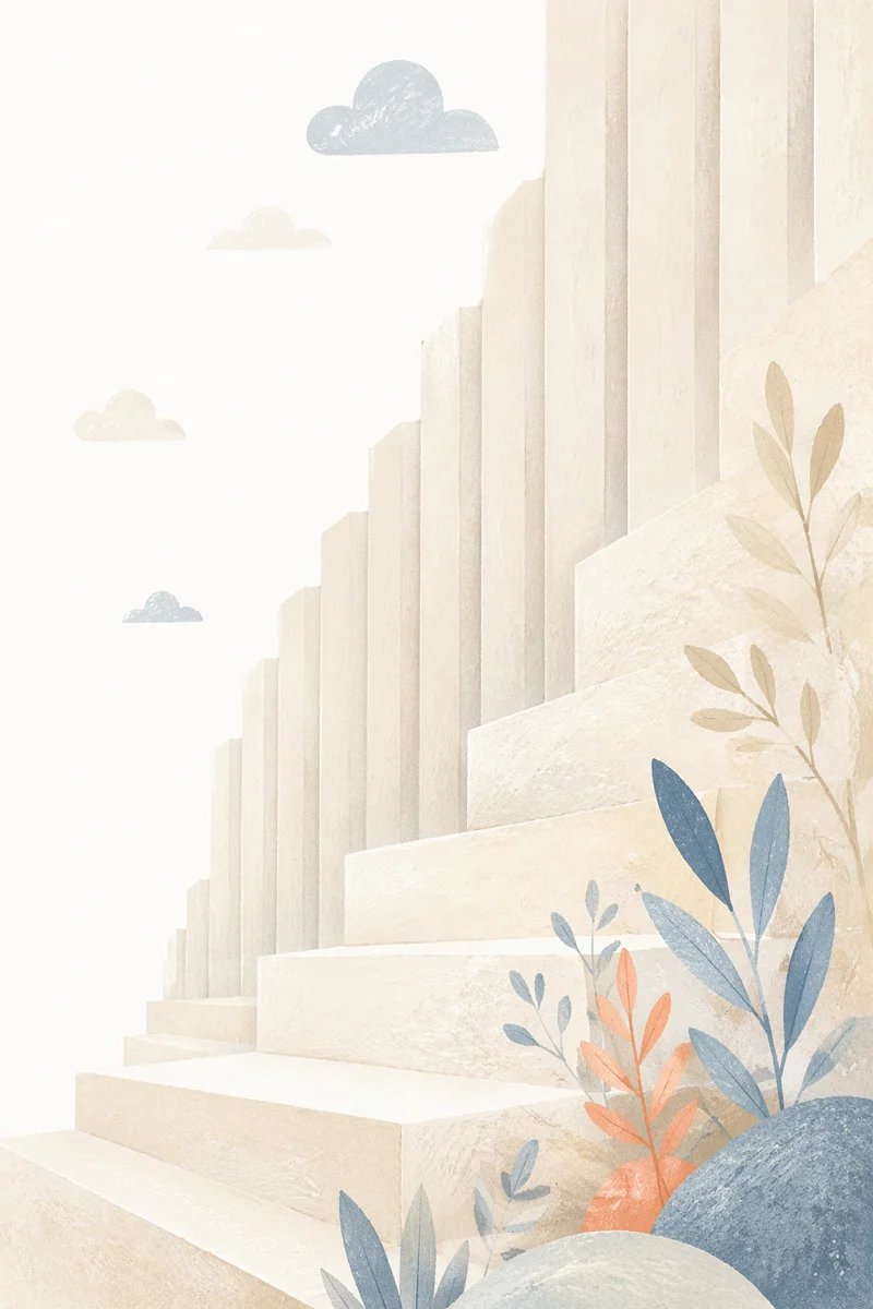 Minimal White Architectural Ribbed Background