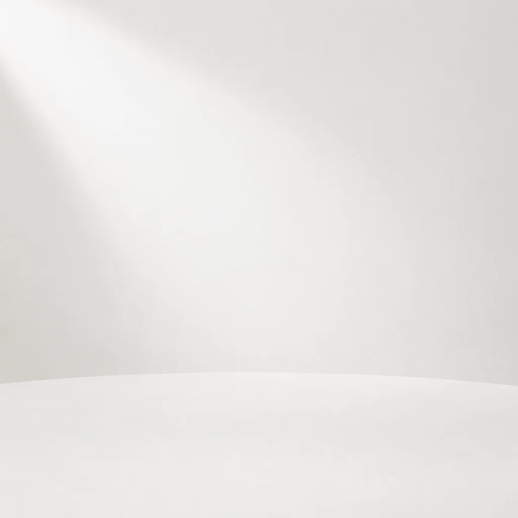 Clean Minimal White Studio Background