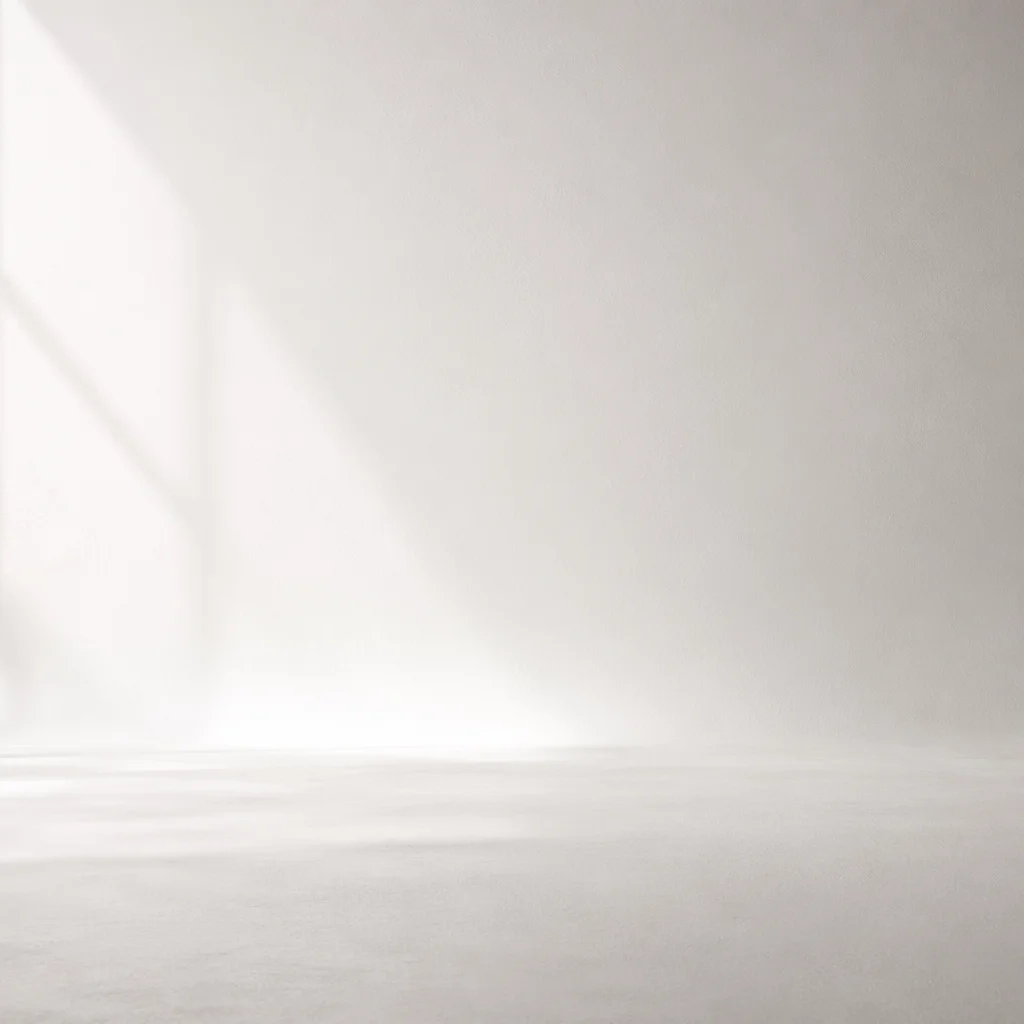 Clean Minimal White Studio Background