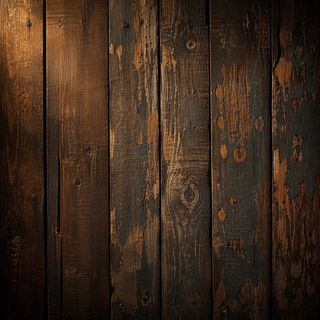 Rustic Brown Weathered Wood Plank Background