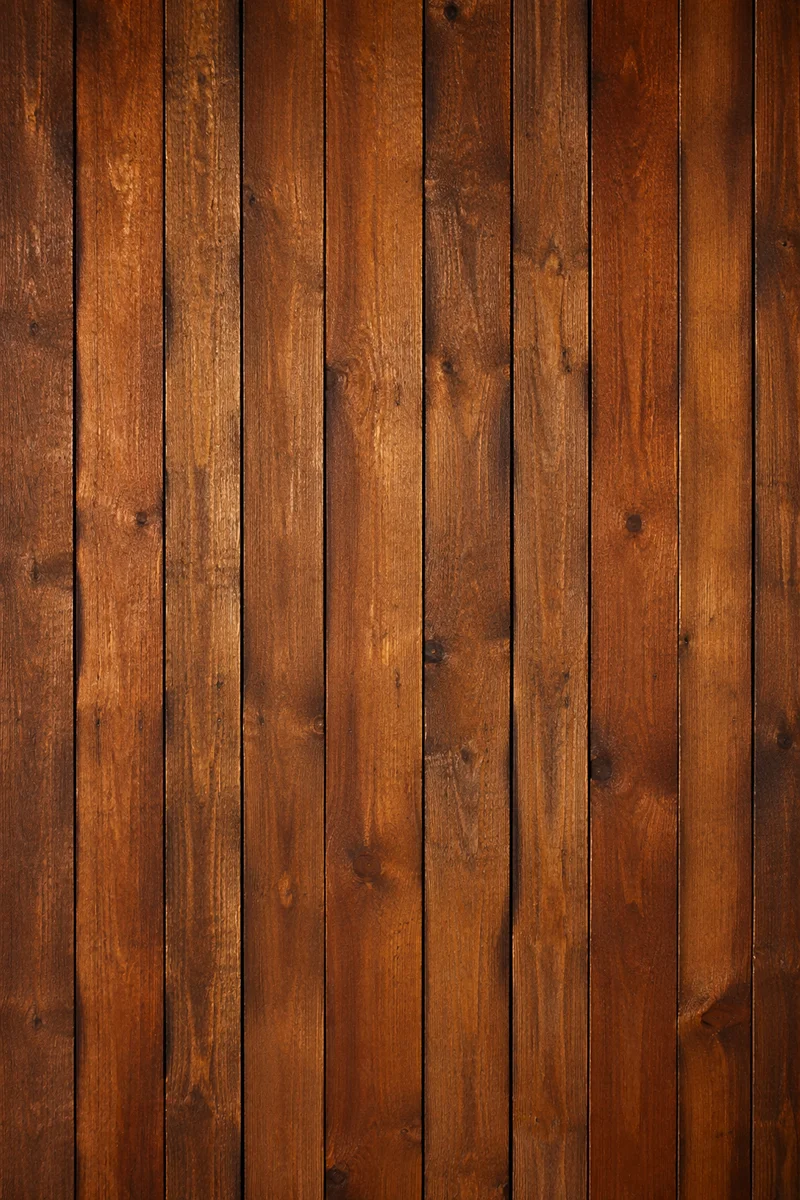 Rustic Brown Vertical Wood Plank Background