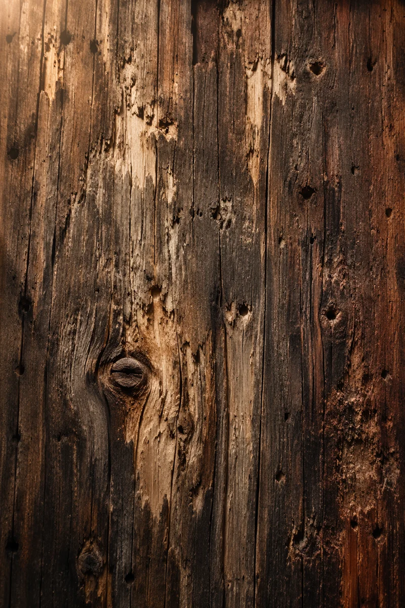 Rustic Brown Weathered Wood Texture Background