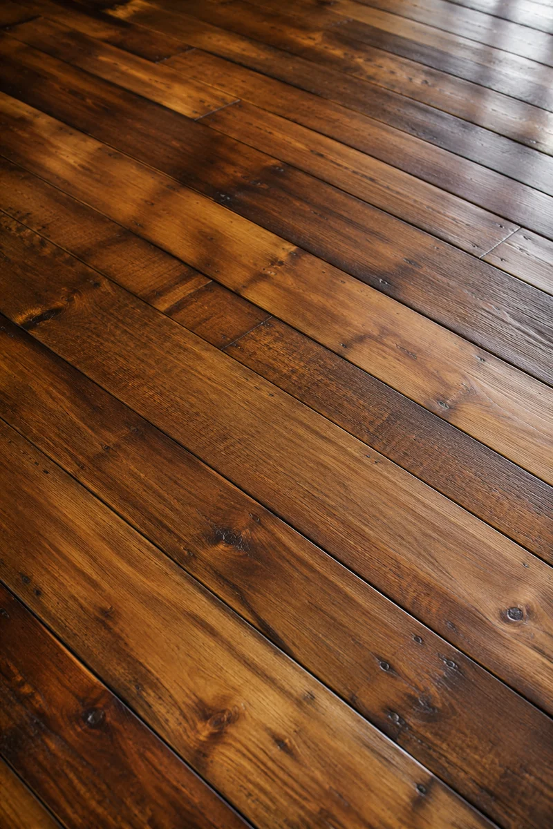 Rustic Brown Wooden Plank Background