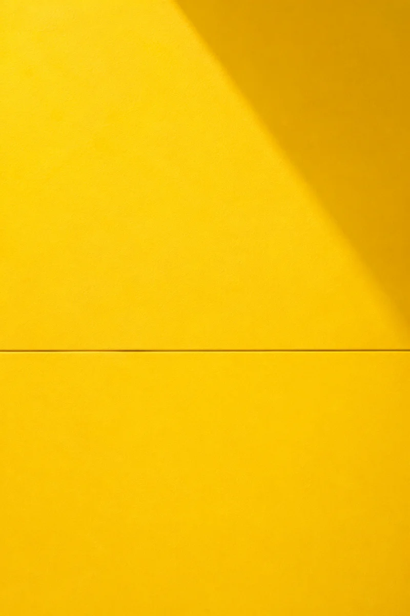 Bright Cheerful Yellow Minimalist Background