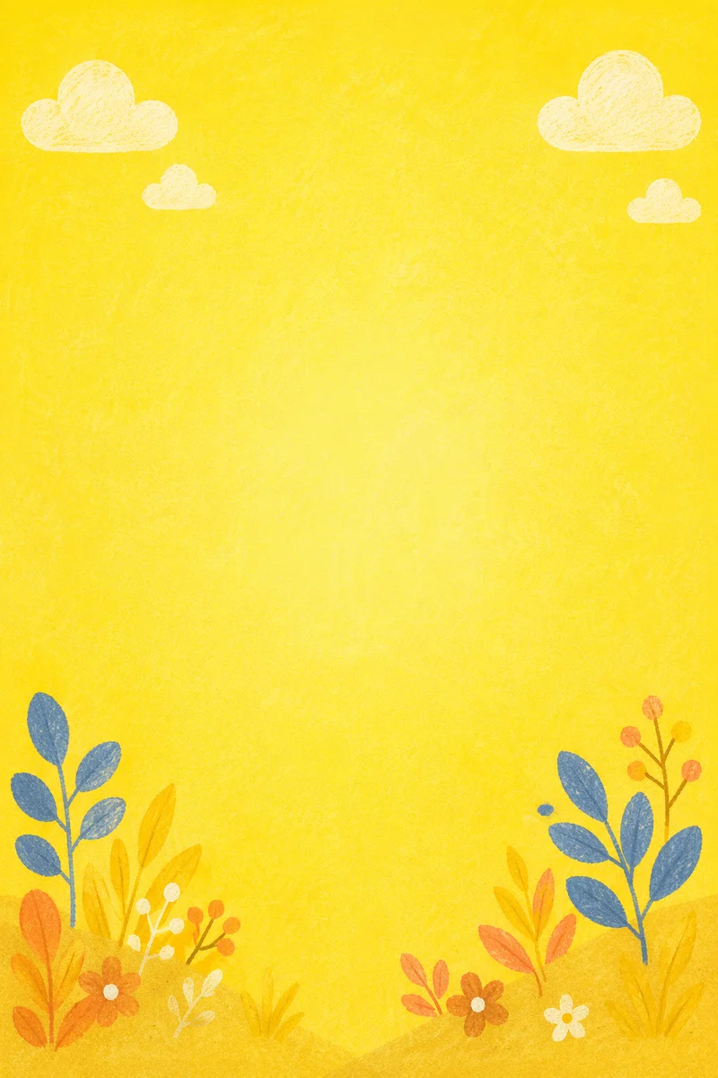 Bright Cheerful Lemon Yellow Background