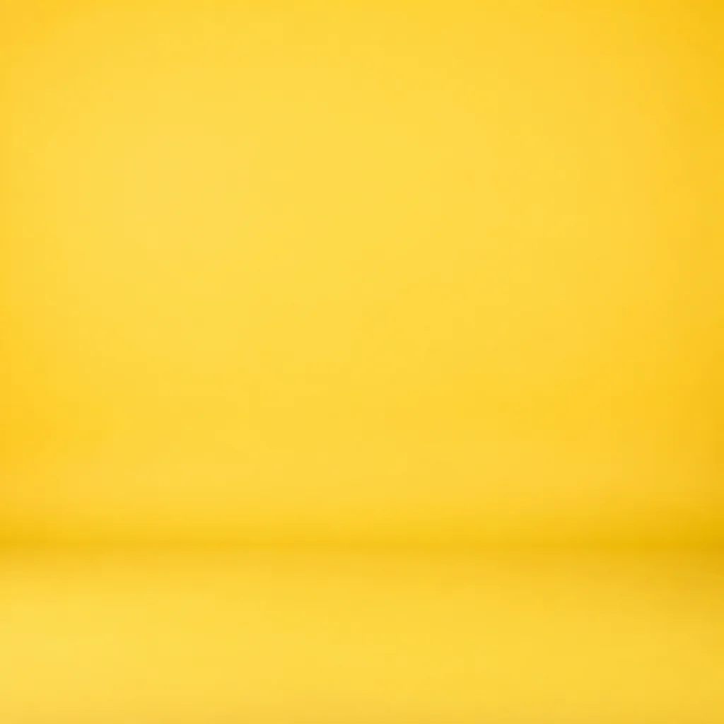 Bright Solid Yellow Studio Background