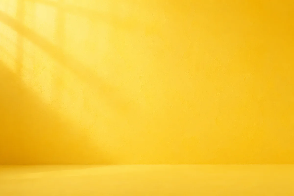 Cheerful Yellow Matte Wall Background