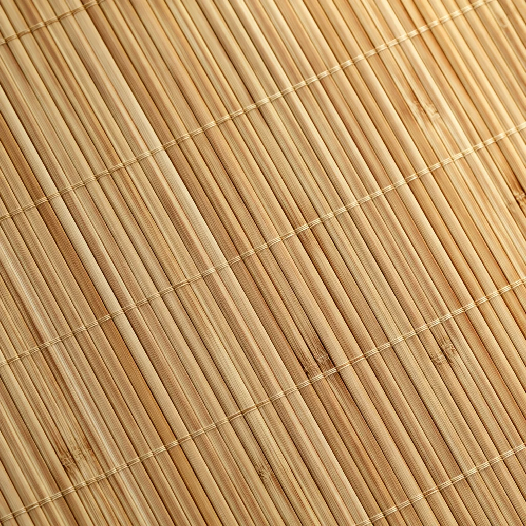 Handwoven Bamboo Mat Natural Texture Background