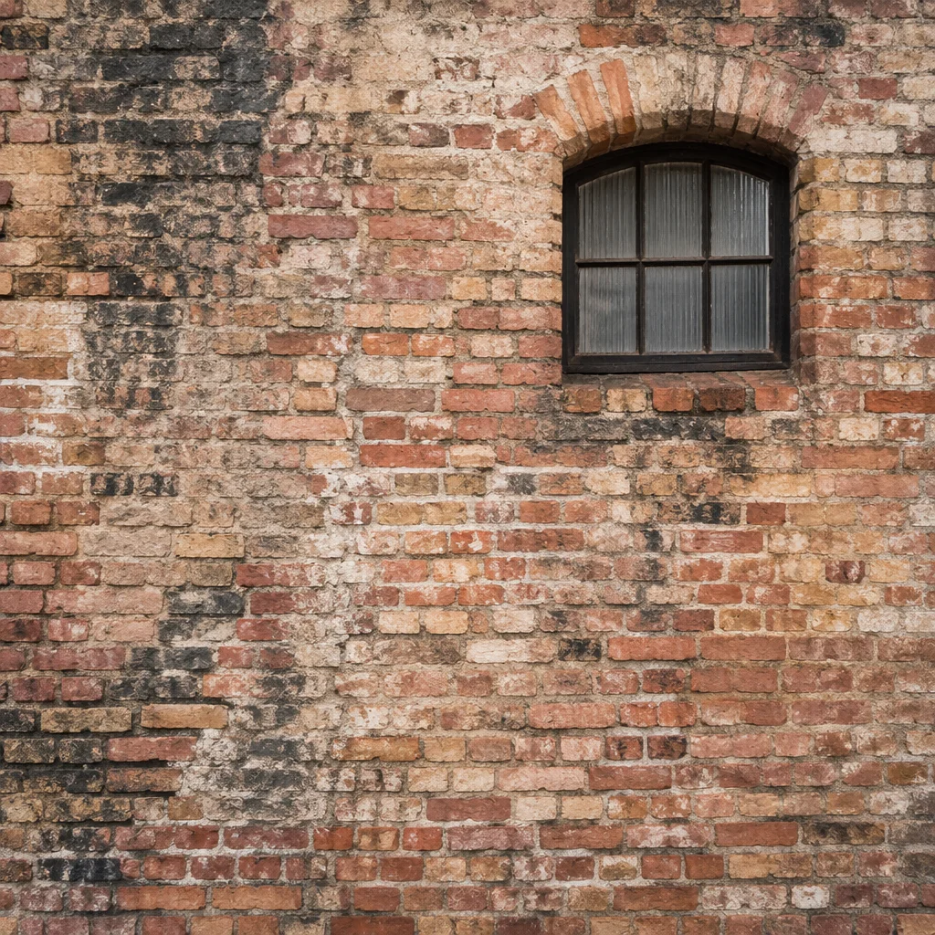 Rustic Red Brick Wall Texture Background