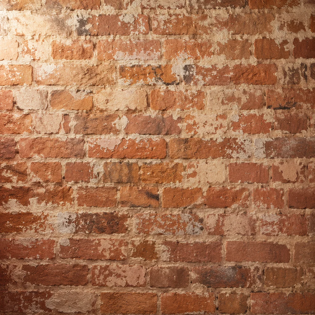 Rustic Red Brick Wall Texture Background