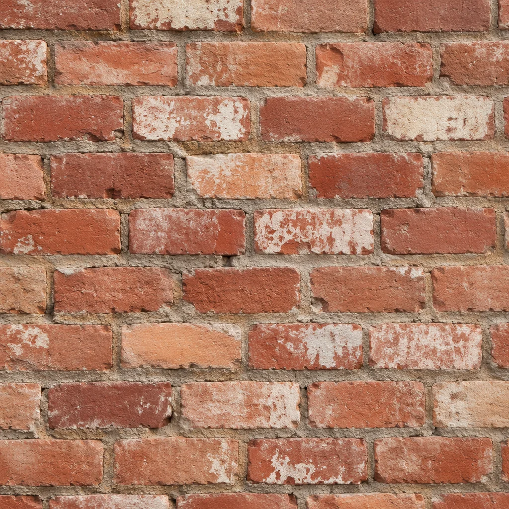 Rustic Exposed Red Brick Wall Texture