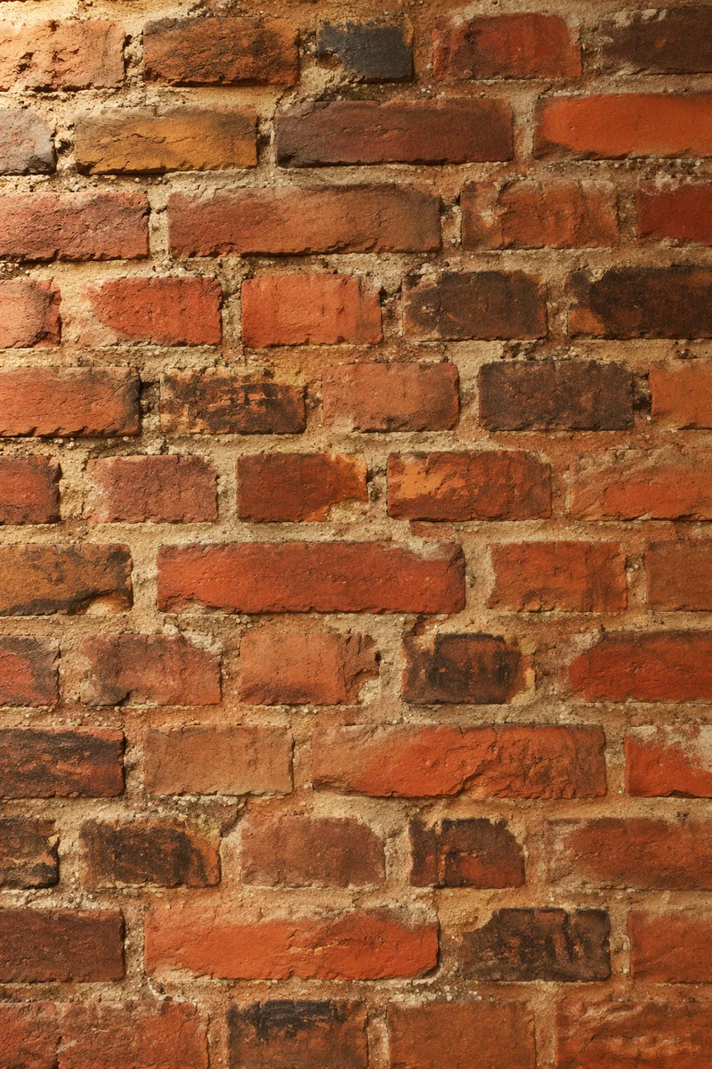 Rustic Red Exposed Brick Wall Texture