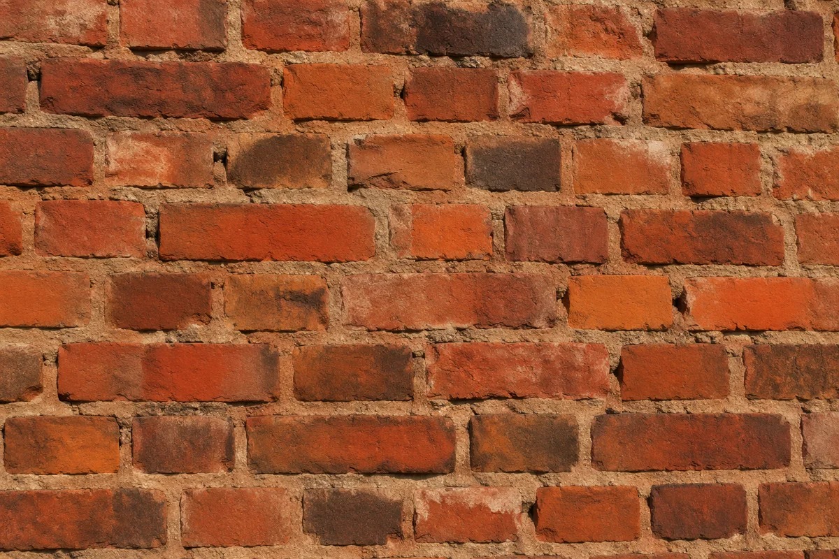 Rustic Red Exposed Brick Wall Texture