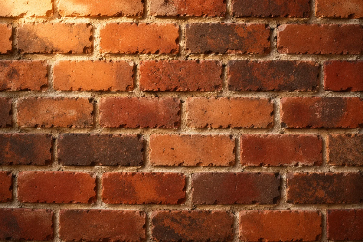 Rustic Red Brick Wall Texture Background
