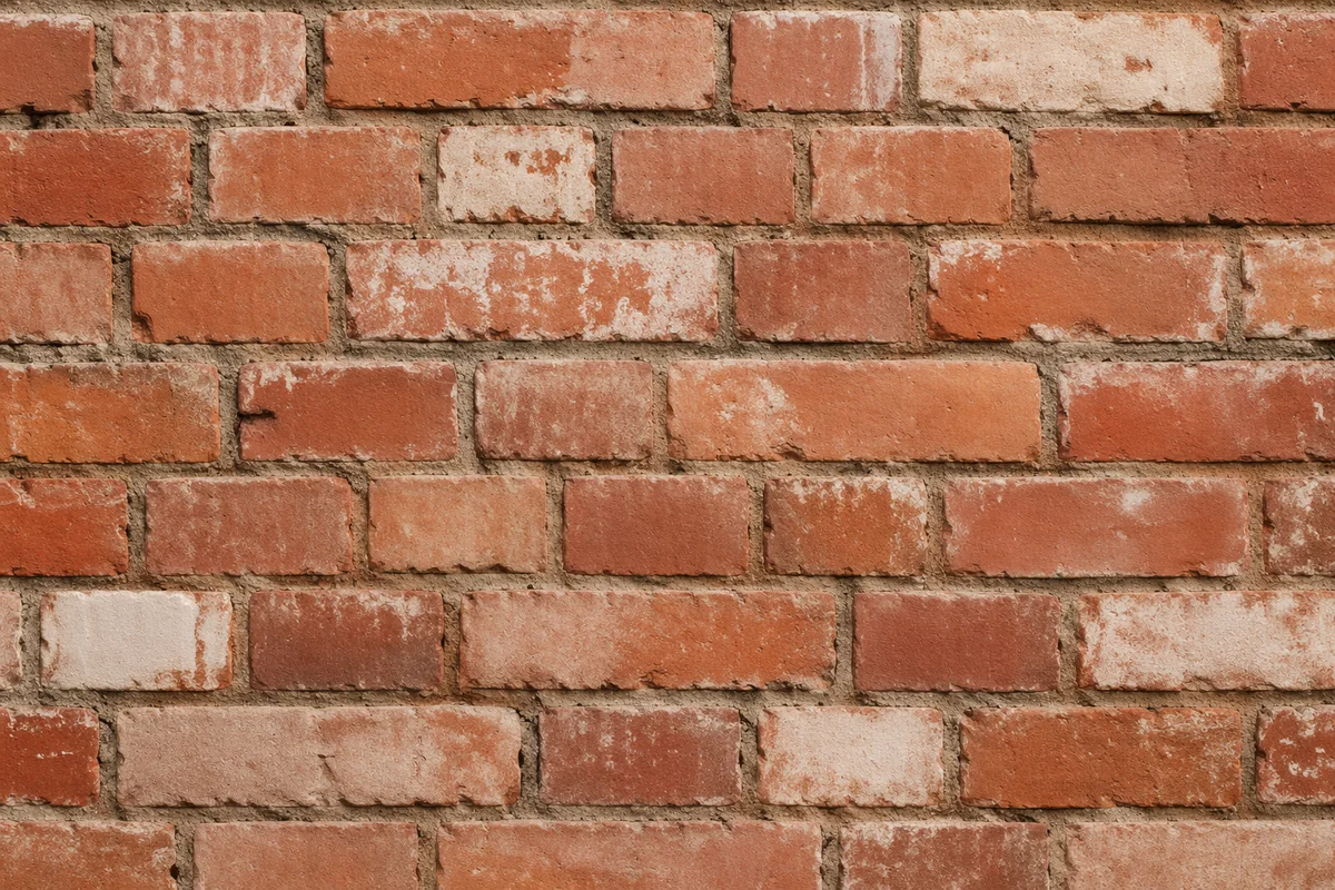 Rustic Exposed Red Brick Wall Texture
