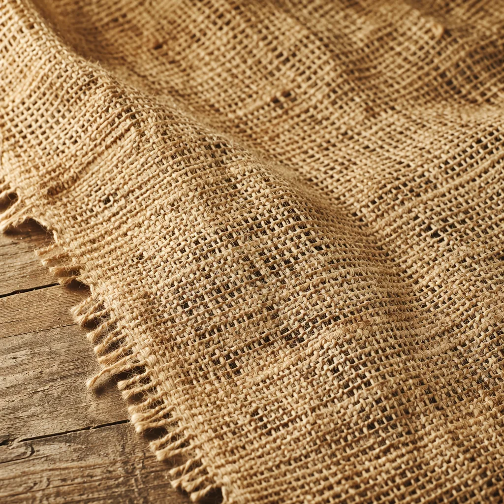 Rustic Burlap Jute Texture Background