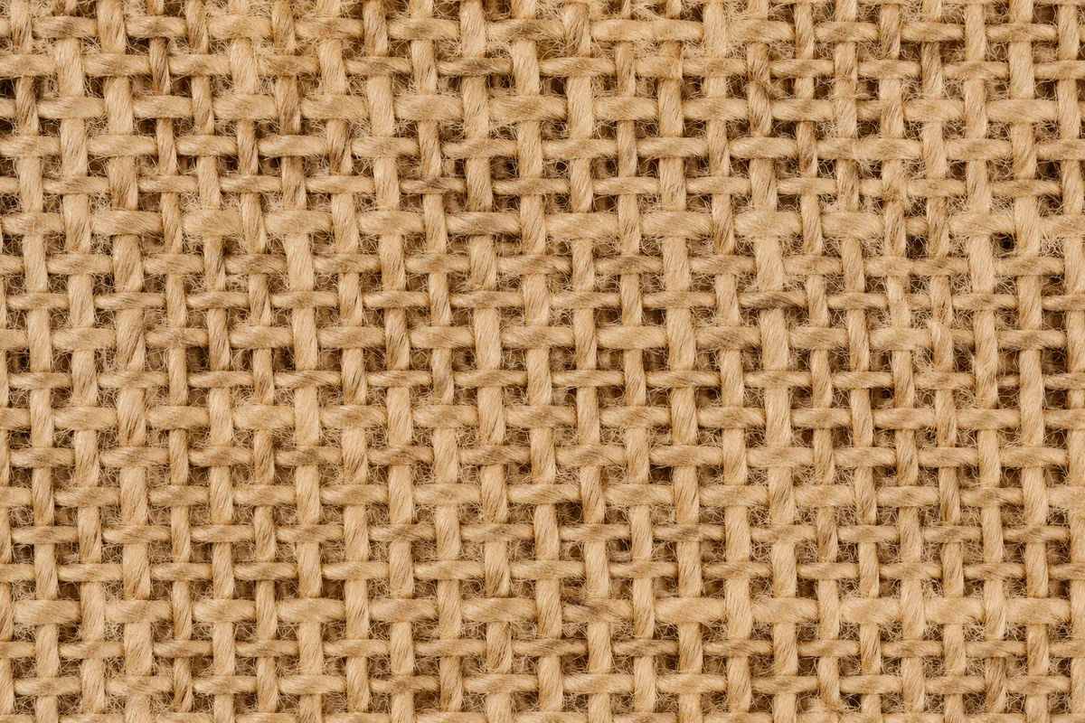 Rustic Burlap Jute Fabric Texture Background