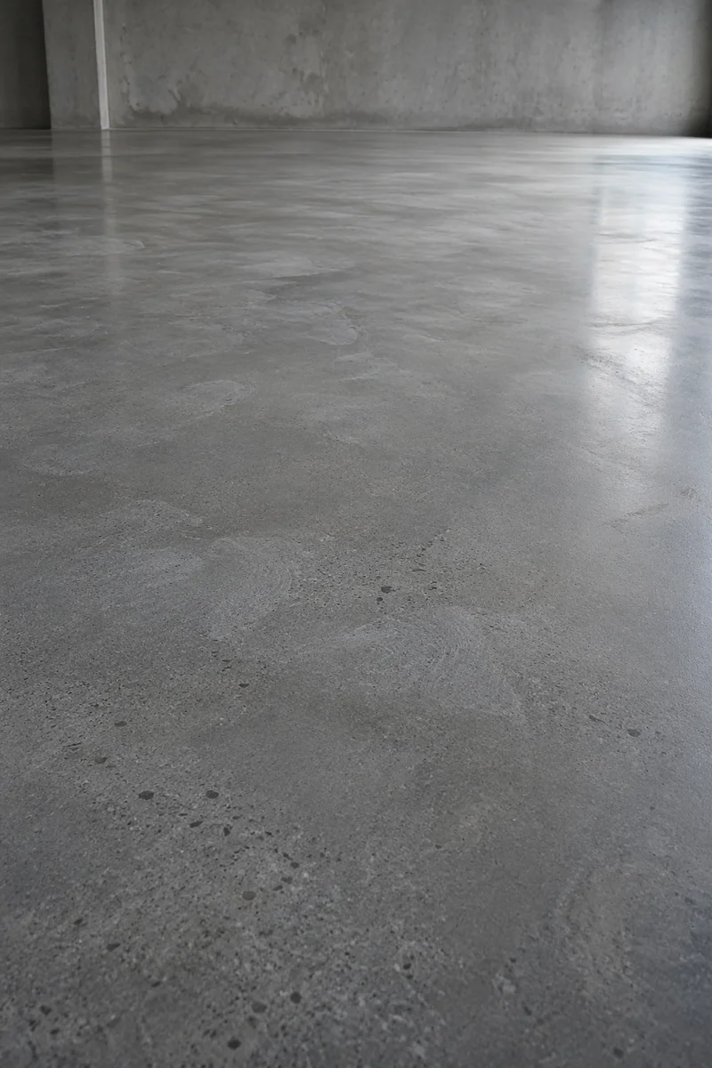 Polished Industrial Cement Floor Background
