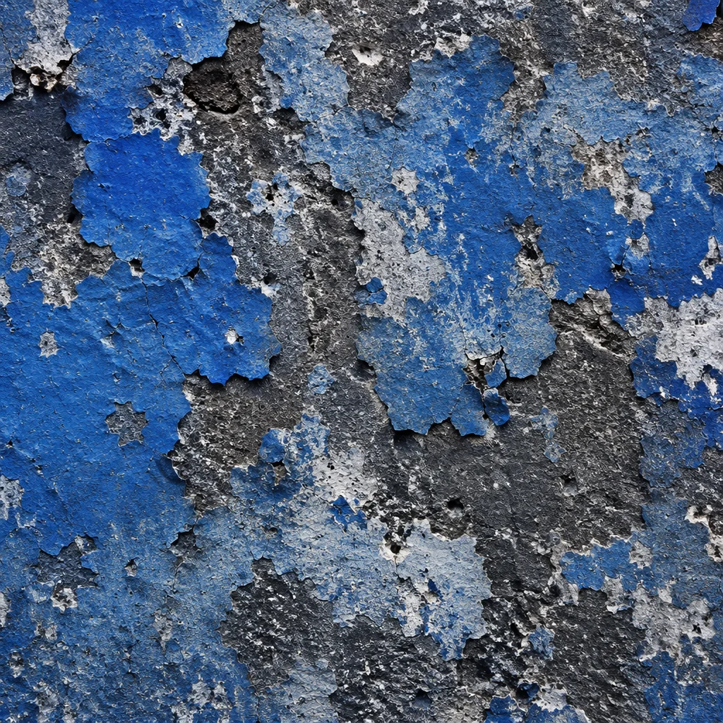 Weathered Blue Concrete Grunge Wall Texture