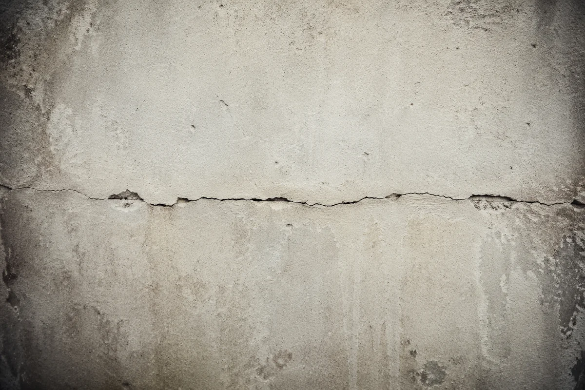 Aged Grey Concrete Wall Grunge Background