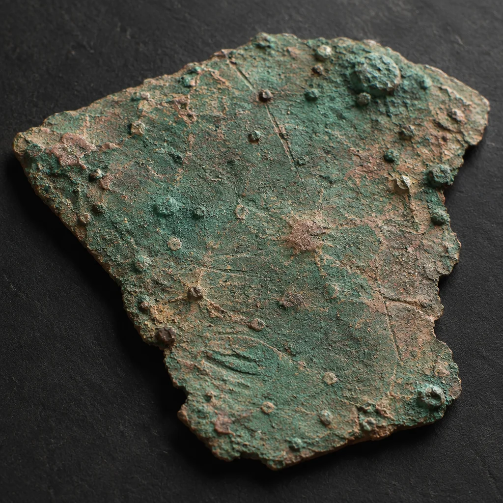 Aged Copper Verdigris Patina Texture