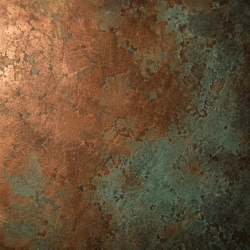 Aged Copper Patina Green Texture Background