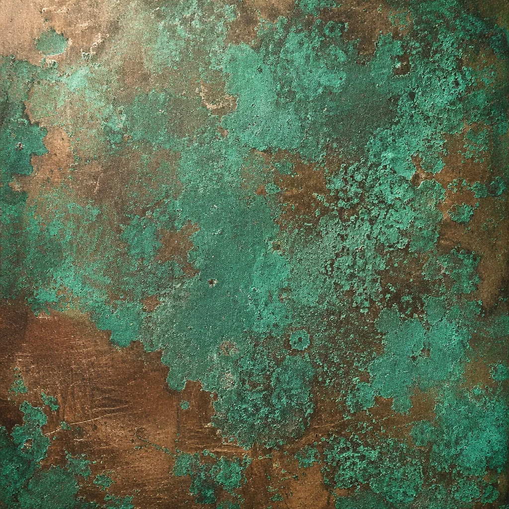 Aged Copper Patina Green Texture Background