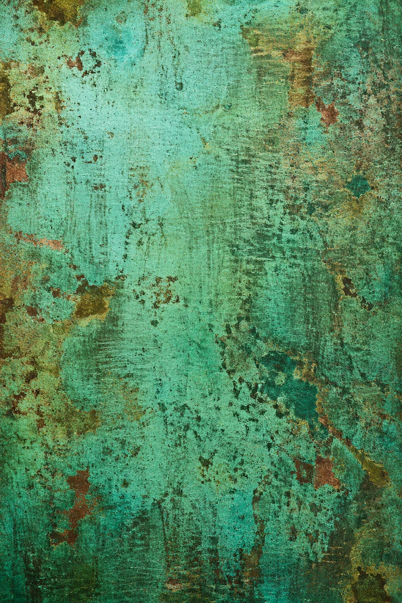 Aged Copper Patina Green Metal Texture