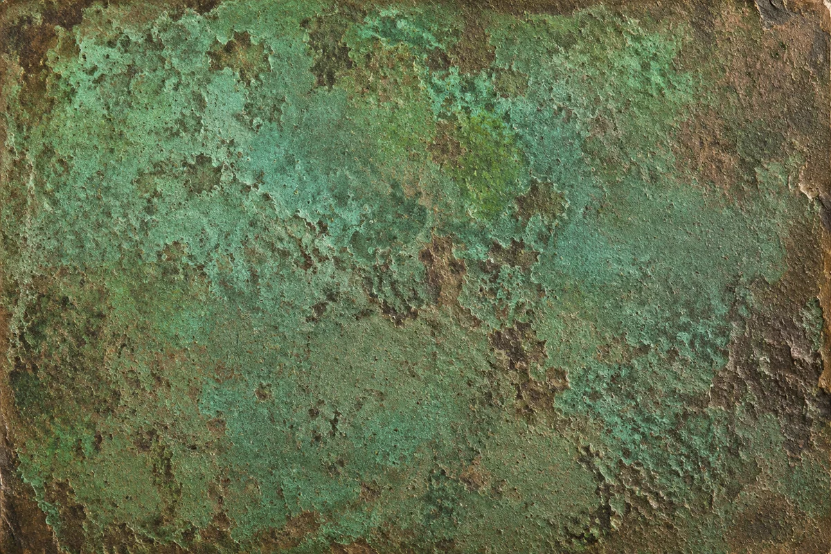 Aged Copper Verdigris Patina Texture