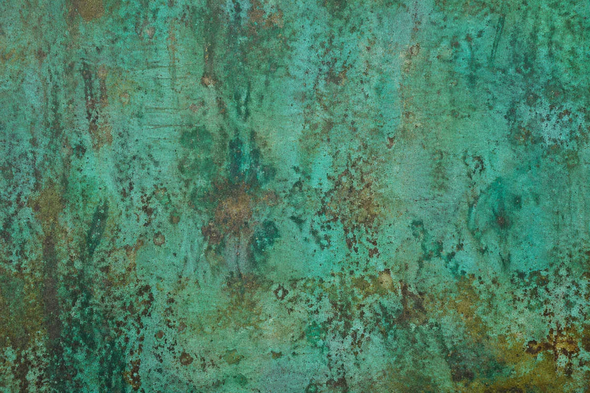 Aged Copper Patina Green Metal Texture