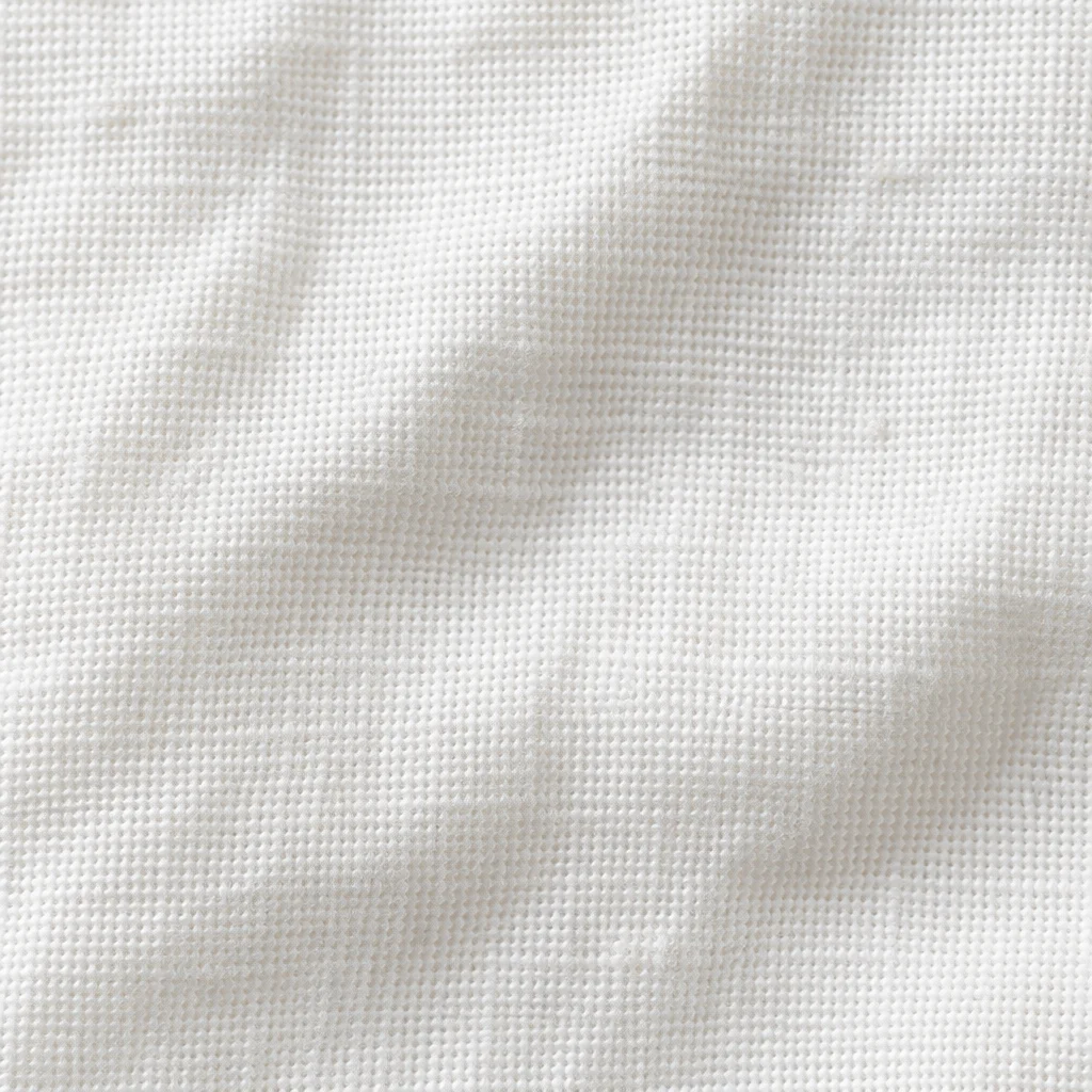 Soft White Cotton Fabric Texture