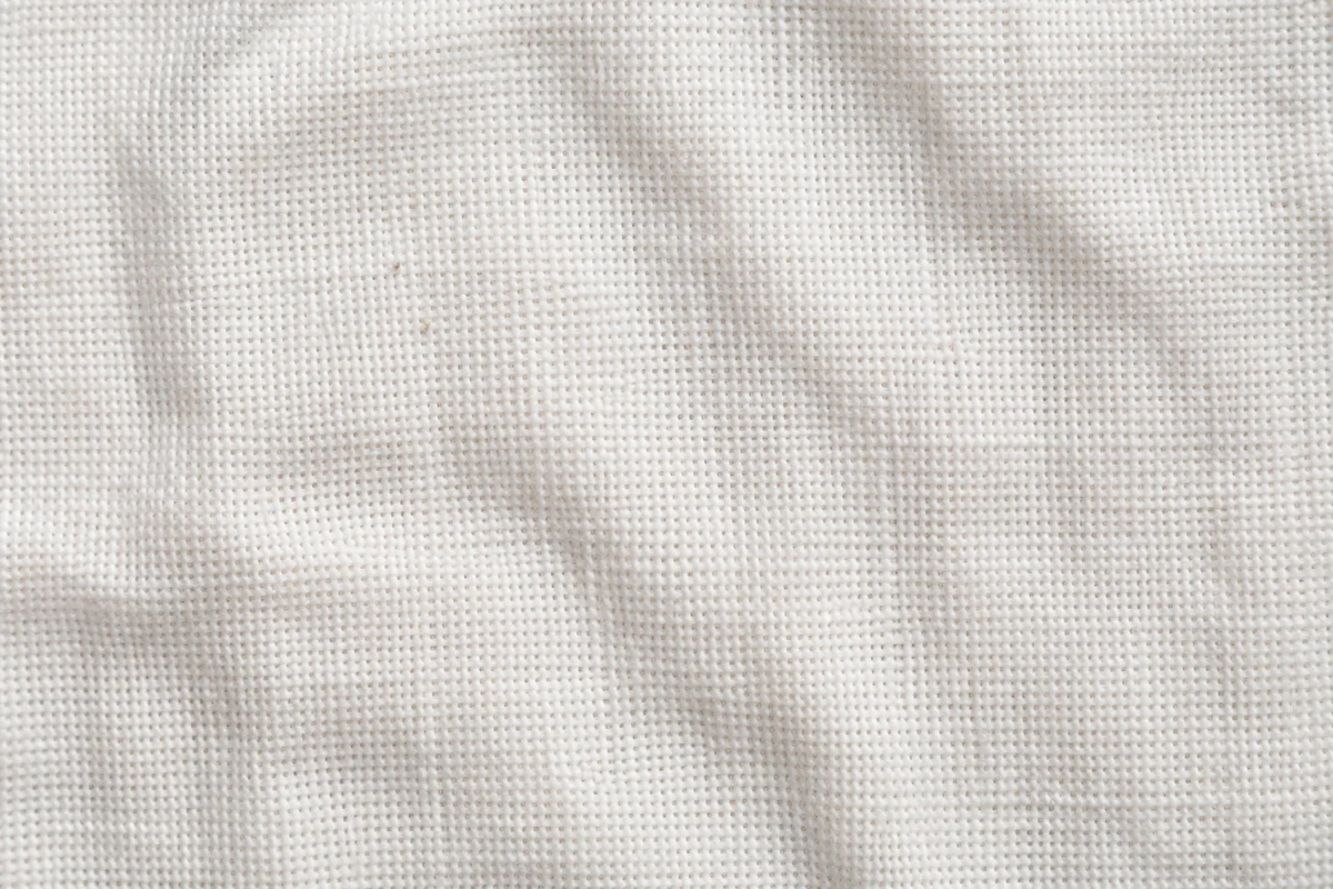 Soft White Cotton Fabric Texture